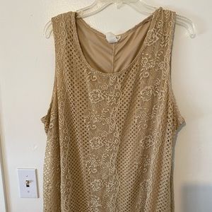 Lace sleeveless top